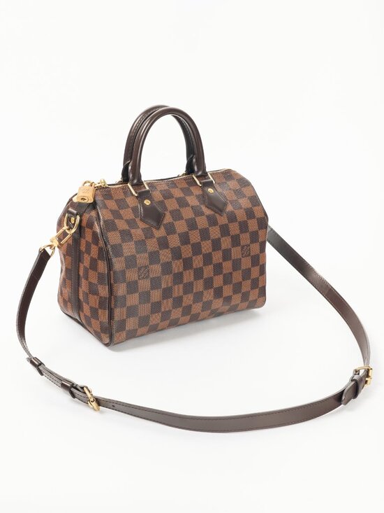 Louis Vuitton Speedy Bandouliere NM 25 Damier Ebene Canvas Handbag - Picture 6 of 13